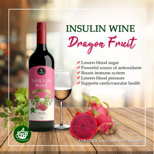 David’s Faith Insulin Wine – Dragon Fruit