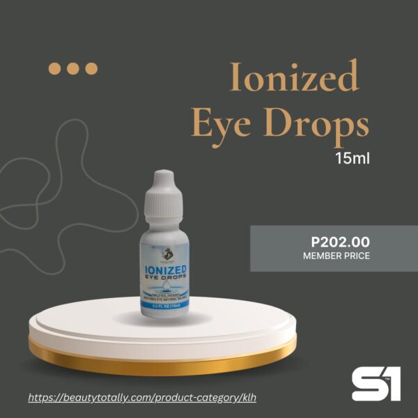 Ionized Eye Drops